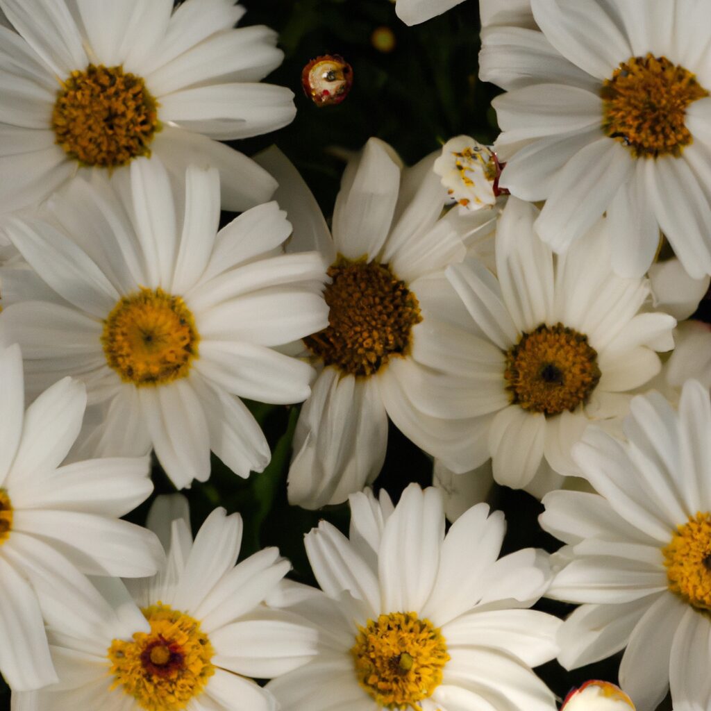 flores blancas para jardín